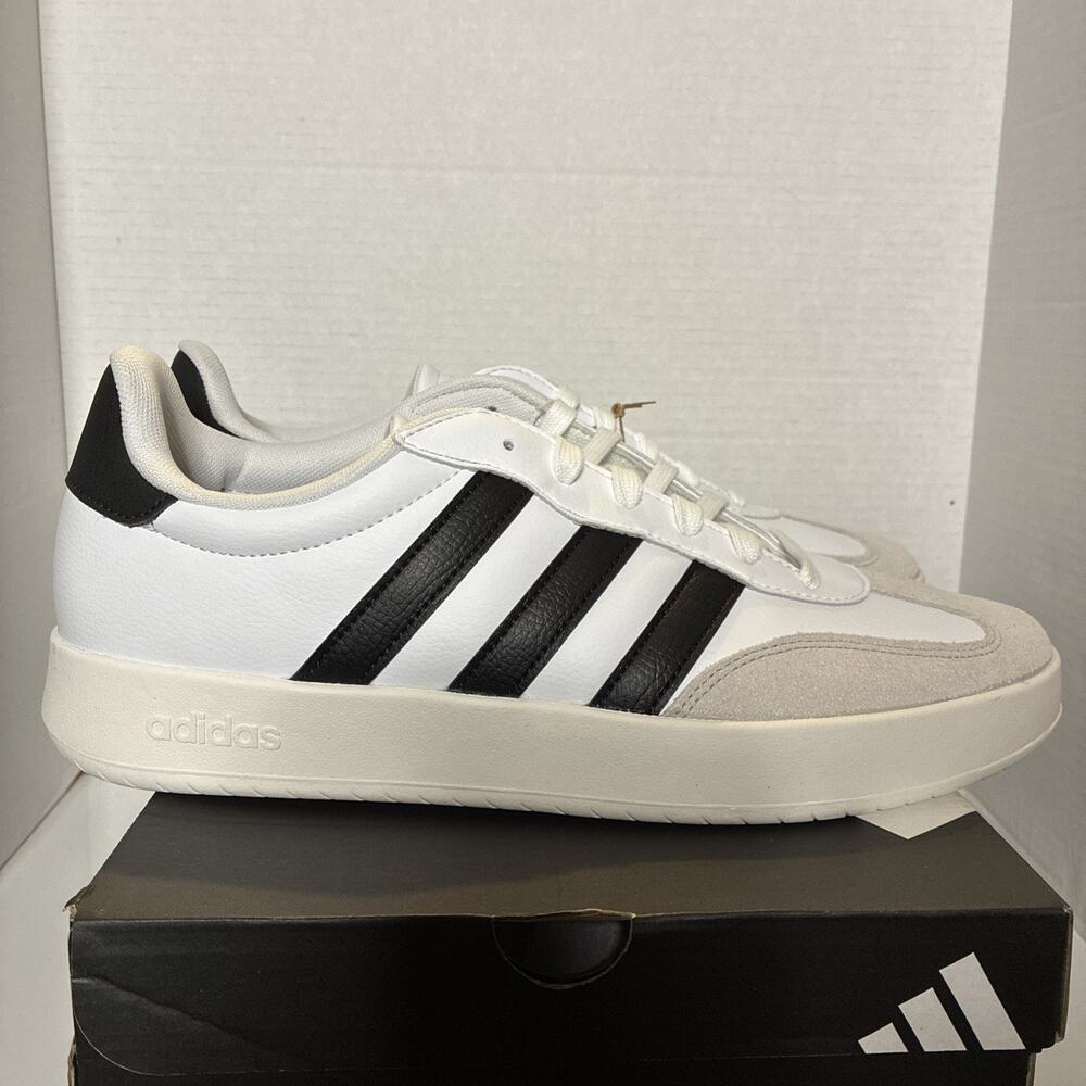 Adidas Barreda Shoes Men’s Size 12 White Black Grey Outdoor JI2306